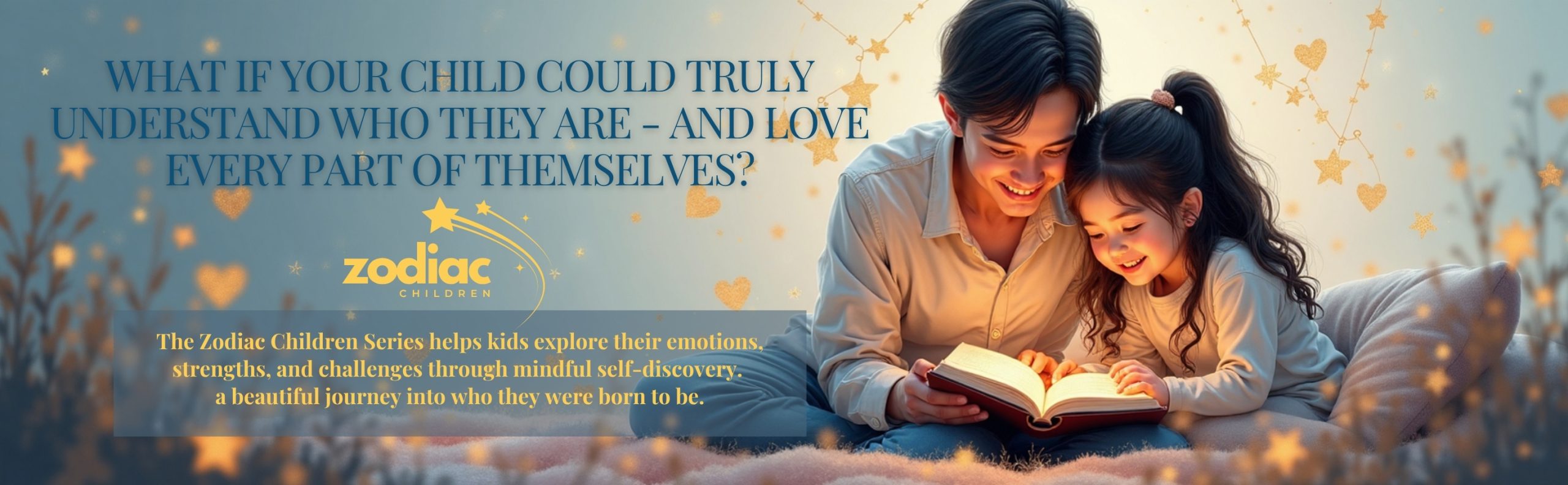 KDP Author A+Content – 5. Banner 1 Intro to Zodiac Children